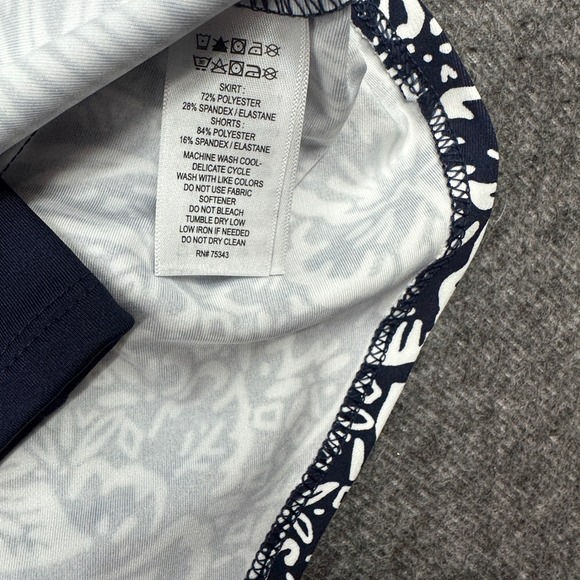 Tommy Bahama Everyday Active Skort Womens Small Navy White Floral UPF 30 - Picture 7 of 8